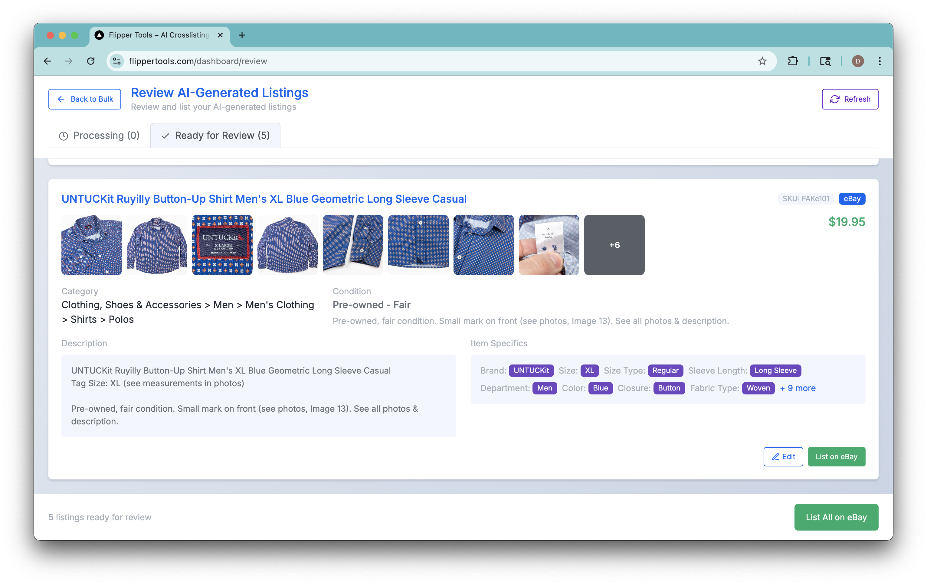 Example Dashboard